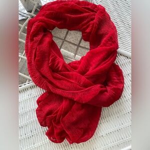 Rich Red scarf for Holidays